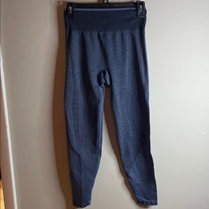 VS Pink M Seamless Leggings Two Tone Blue